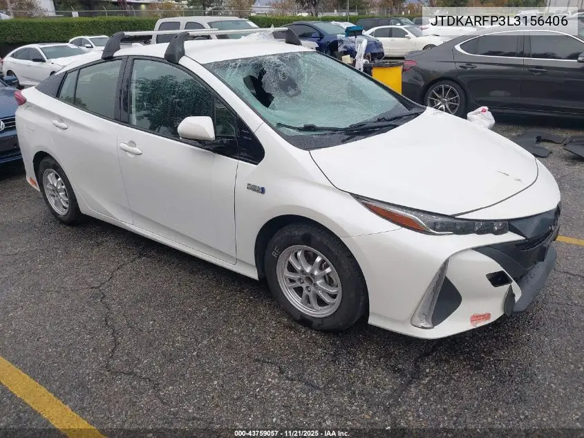 JTDKARFP3L3156406 2020 Toyota Prius Prime Le