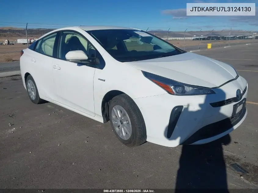 JTDKARFU7L3124130 2020 Toyota Prius Le