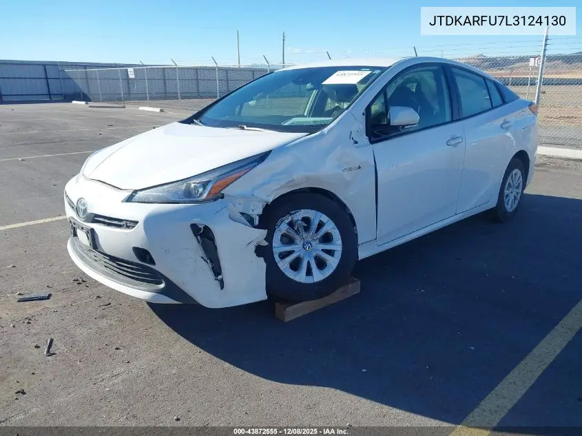 JTDKARFU7L3124130 2020 Toyota Prius Le