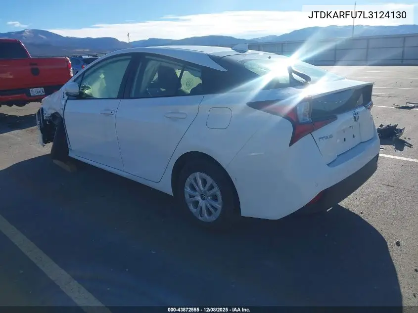 JTDKARFU7L3124130 2020 Toyota Prius Le