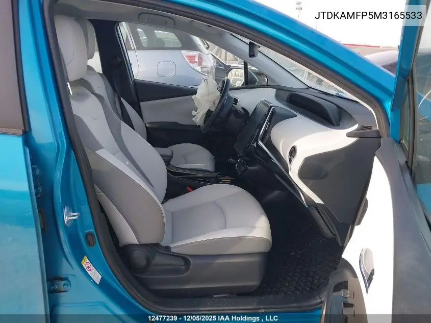 JTDKAMFP5M3165533 2021 Toyota Prius Prime Le/Xle/Limited