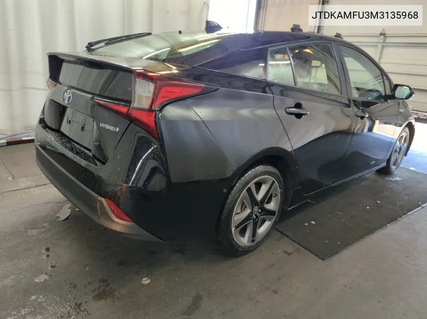 JTDKAMFU3M3135968 2021 Toyota Prius Xle