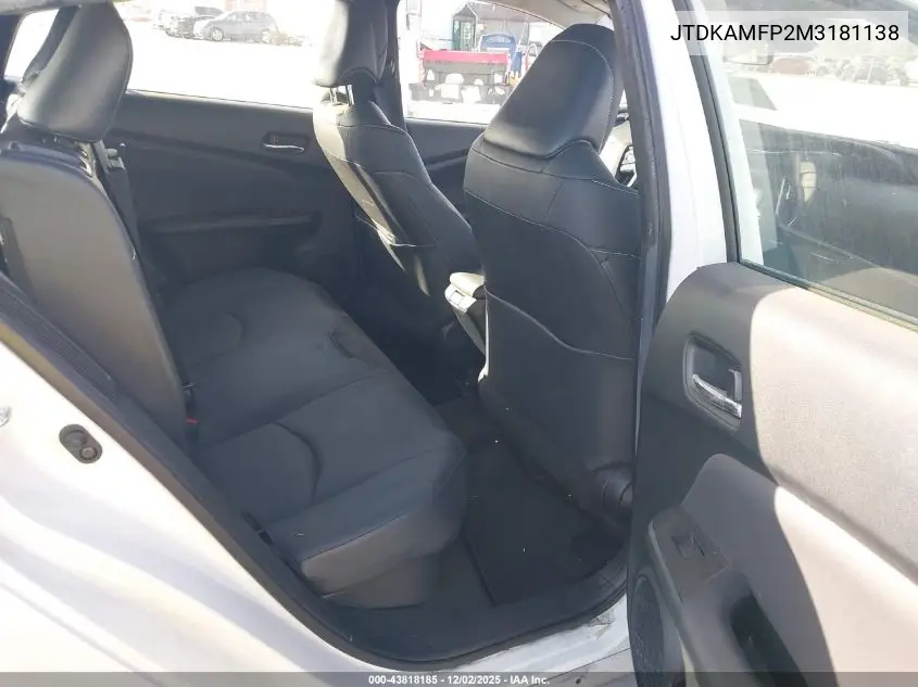 JTDKAMFP2M3181138 2021 Toyota Prius Prime Xle