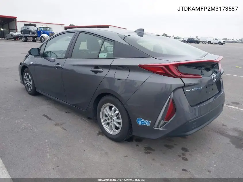 JTDKAMFP2M3173587 2021 Toyota Prius Prime Xle