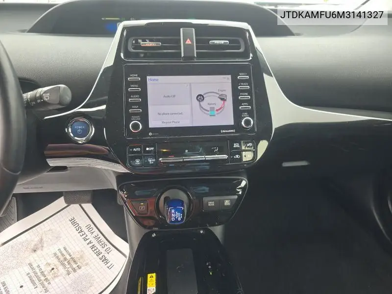 JTDKAMFU6M3141327 2021 Toyota Prius Xle