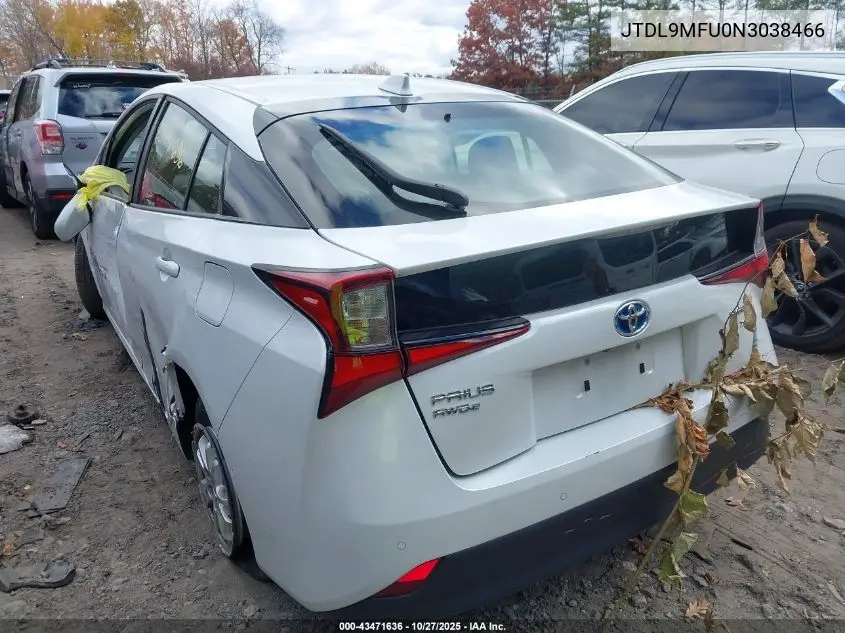 JTDL9MFU0N3038466 2022 Toyota Prius Xle Awd-E