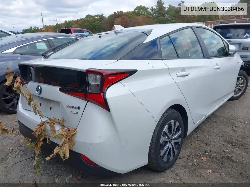 JTDL9MFU0N3038466 2022 Toyota Prius Xle Awd-E