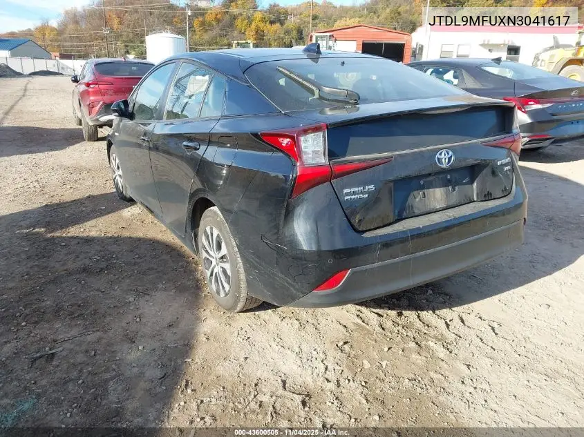 JTDL9MFUXN3041617 2022 Toyota Prius Xle Awd-E