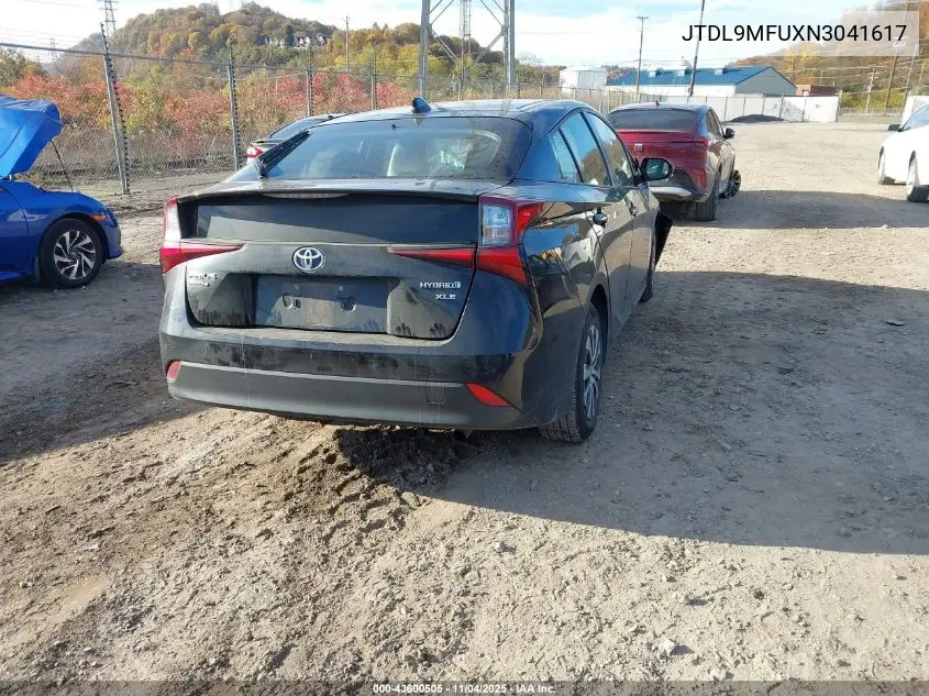 JTDL9MFUXN3041617 2022 Toyota Prius Xle Awd-E