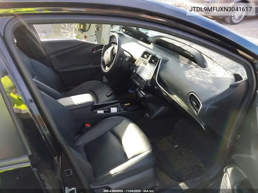 JTDL9MFUXN3041617 2022 Toyota Prius Xle Awd-E