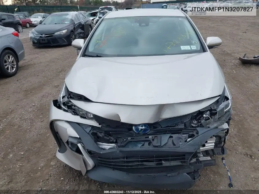 JTDKAMFP1N3207827 2022 Toyota Prius Prime Xle