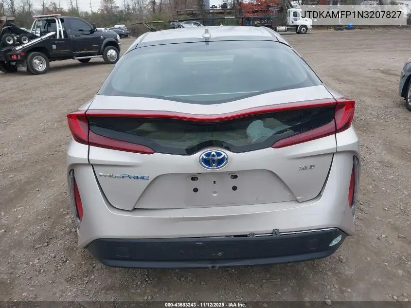 JTDKAMFP1N3207827 2022 Toyota Prius Prime Xle