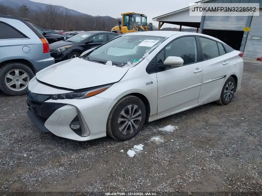 JTDKAMFP3N3228582 2022 Toyota Prius Prime Limited