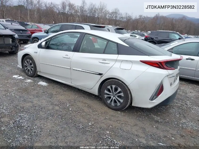 JTDKAMFP3N3228582 2022 Toyota Prius Prime Limited