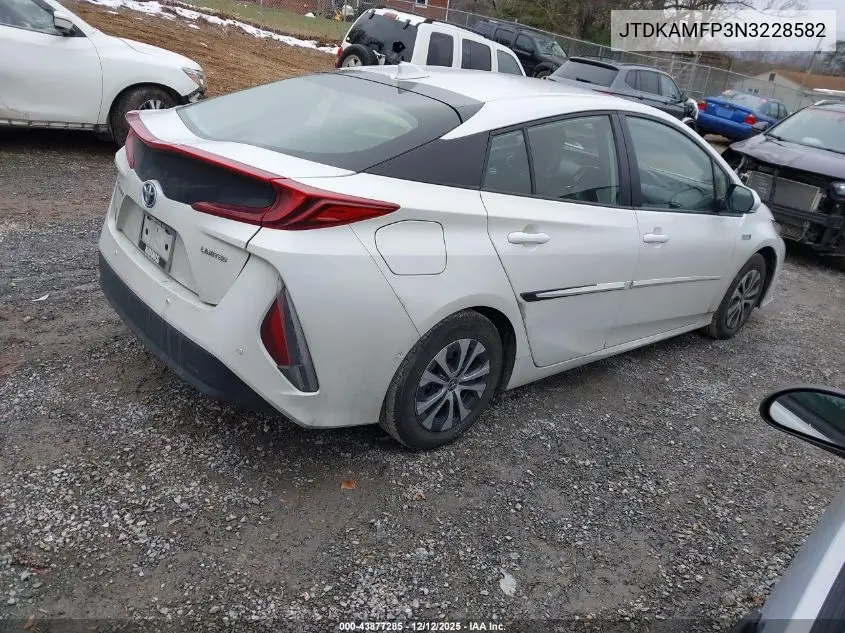 JTDKAMFP3N3228582 2022 Toyota Prius Prime Limited