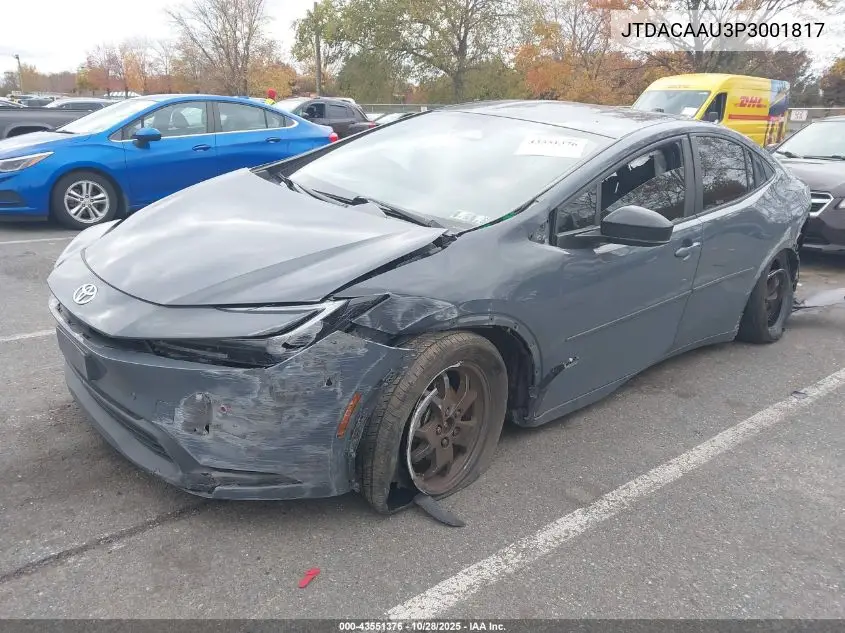 JTDACAAU3P3001817 2023 Toyota Prius Le