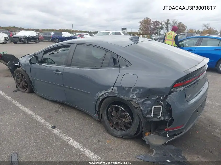 JTDACAAU3P3001817 2023 Toyota Prius Le