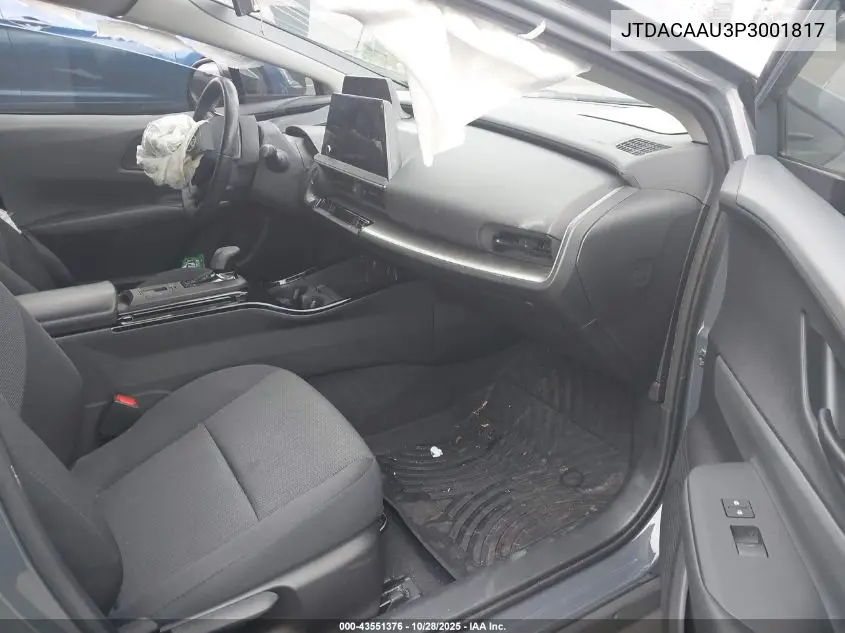 JTDACAAU3P3001817 2023 Toyota Prius Le