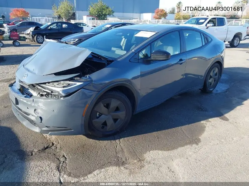 JTDACAAU4P3001681 2023 Toyota Prius Le