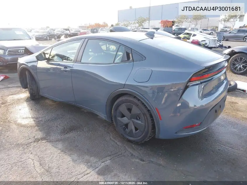 JTDACAAU4P3001681 2023 Toyota Prius Le