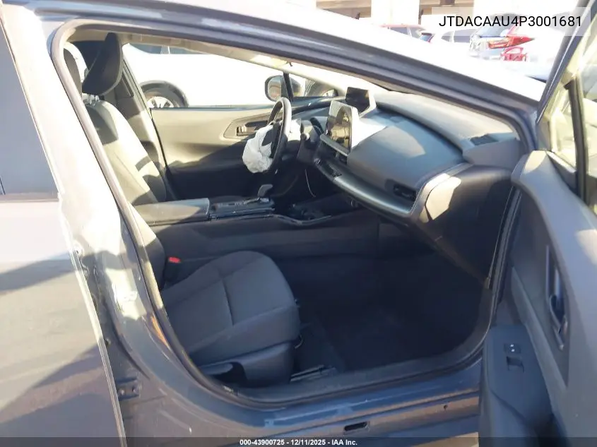 JTDACAAU4P3001681 2023 Toyota Prius Le