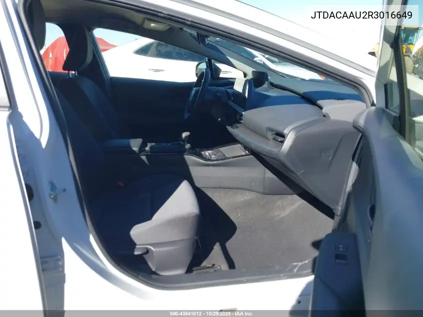 JTDACAAU2R3016649 2024 Toyota Prius Le