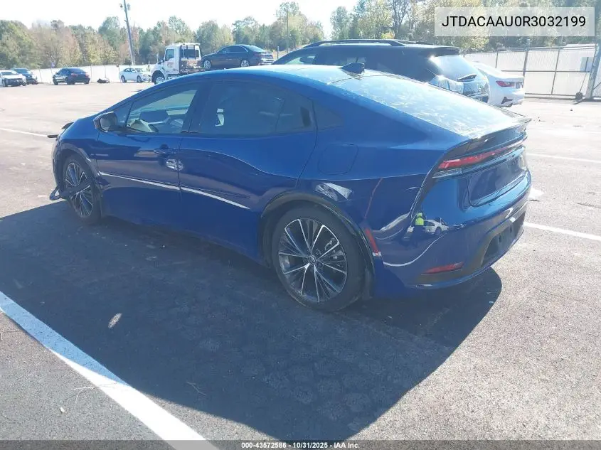 JTDACAAU0R3032199 2024 Toyota Prius Xle