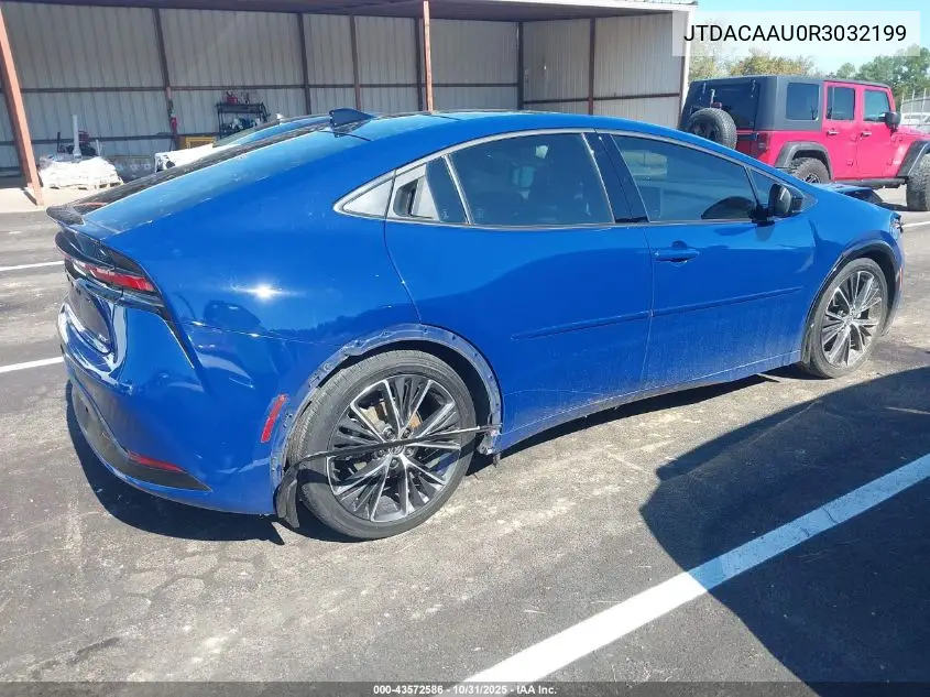 JTDACAAU0R3032199 2024 Toyota Prius Xle