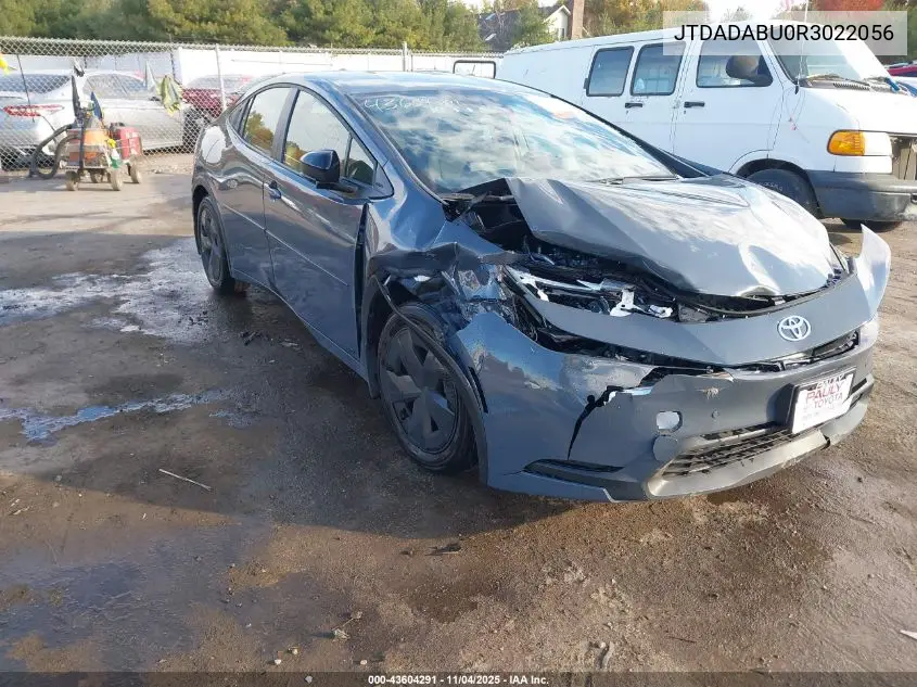 JTDADABU0R3022056 2024 Toyota Prius Le Awd-E