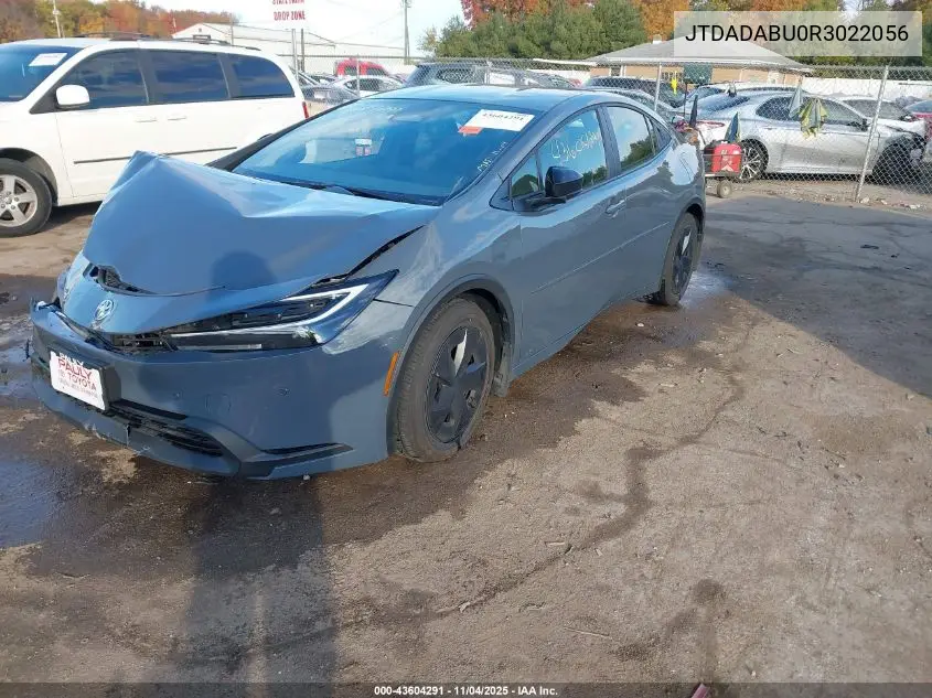 JTDADABU0R3022056 2024 Toyota Prius Le Awd-E