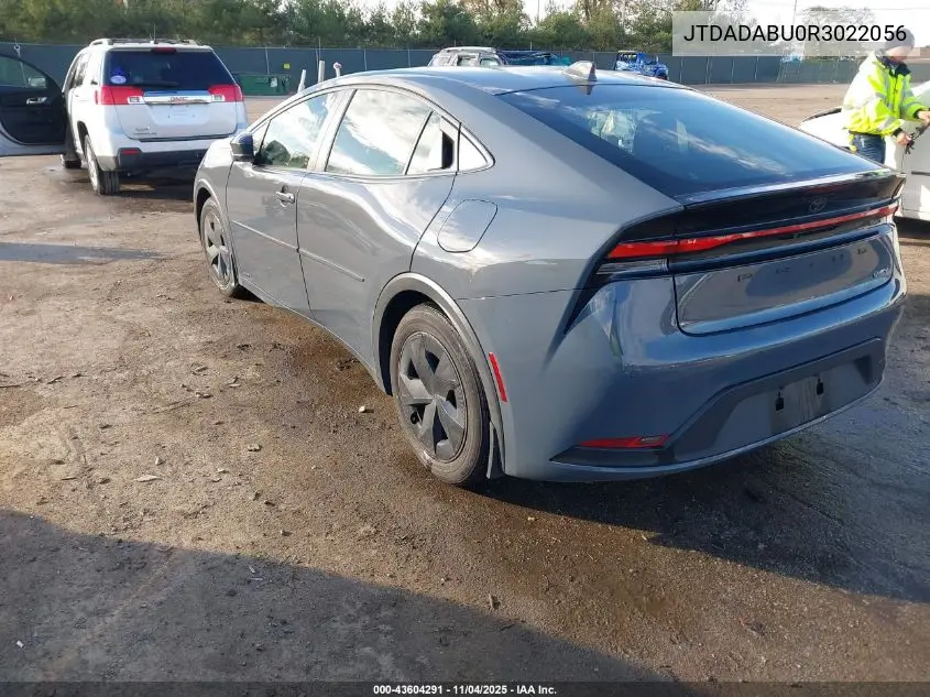 JTDADABU0R3022056 2024 Toyota Prius Le Awd-E