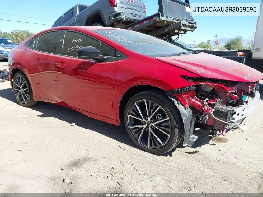 JTDACAAU3R3039695 2024 Toyota Prius Xle