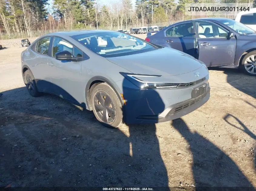 JTDADABU4R3011464 2024 Toyota Prius Le Awd-E