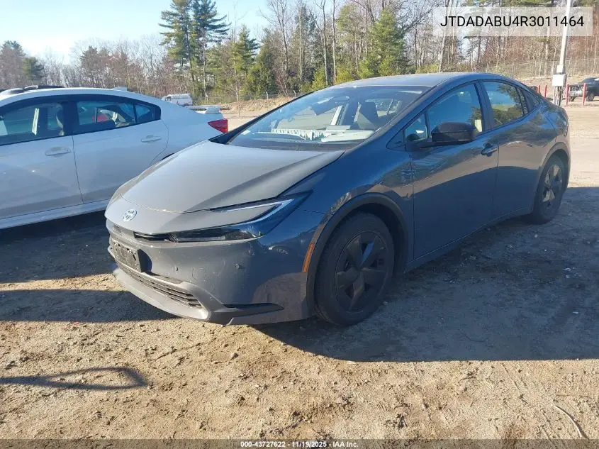 JTDADABU4R3011464 2024 Toyota Prius Le Awd-E