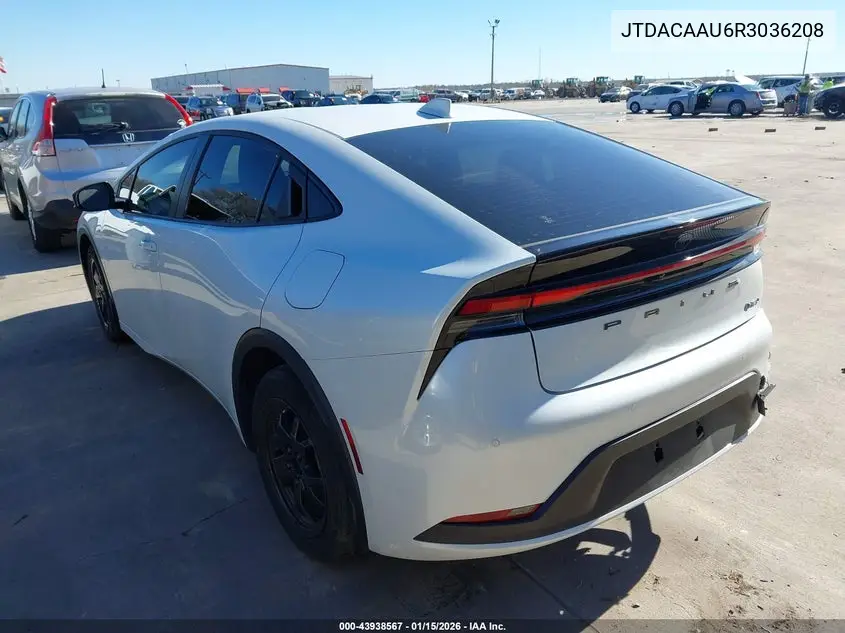 JTDACAAU6R3036208 2024 Toyota Prius Le
