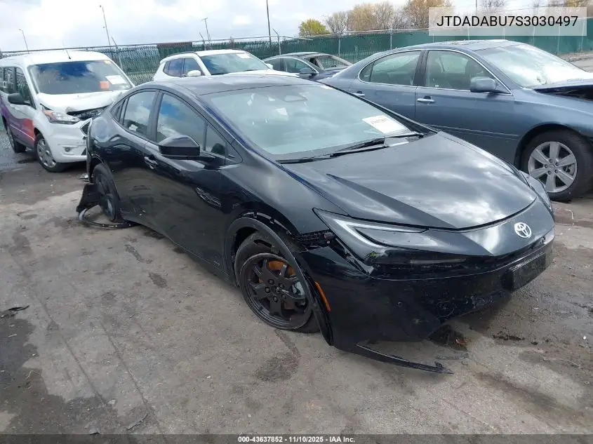 JTDADABU7S3030497 2025 Toyota Prius Le Awd-E