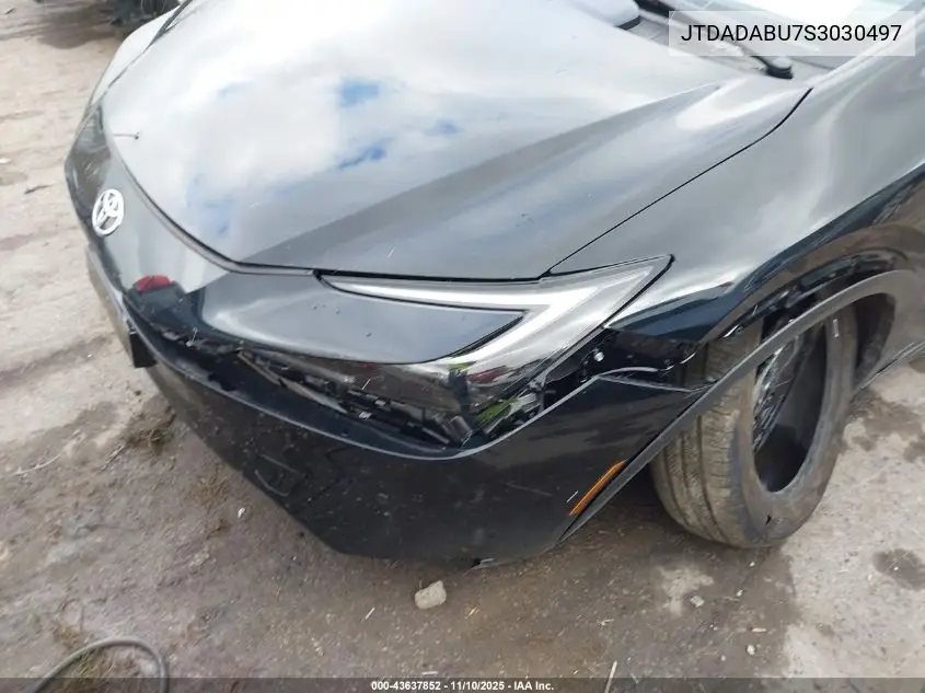 JTDADABU7S3030497 2025 Toyota Prius Le Awd-E