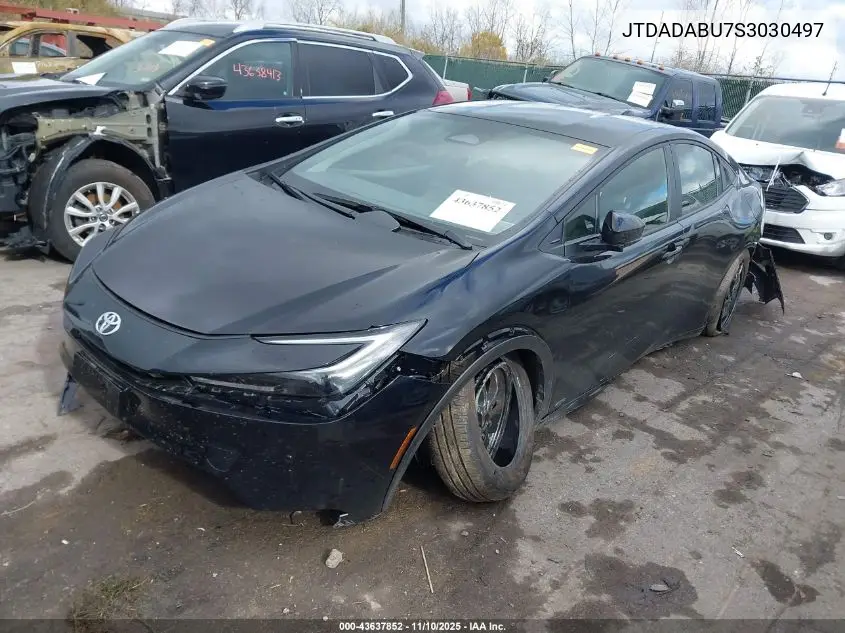JTDADABU7S3030497 2025 Toyota Prius Le Awd-E