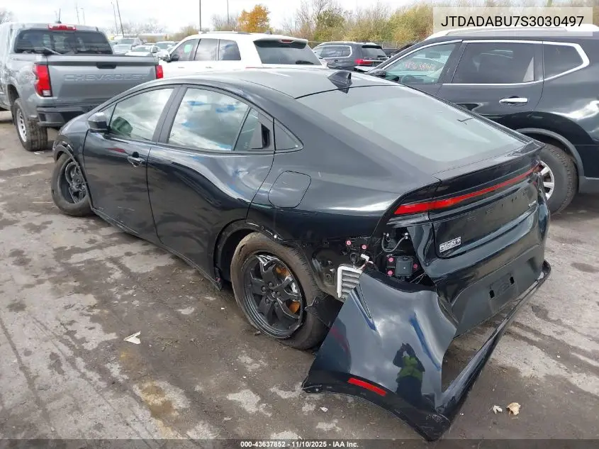 JTDADABU7S3030497 2025 Toyota Prius Le Awd-E