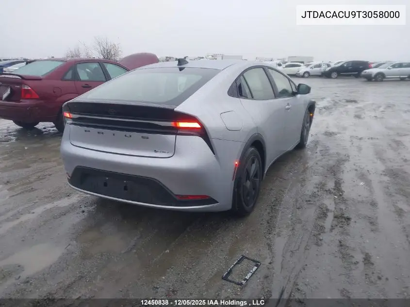 JTDACACU9T3058000 2026 Toyota Prius Plug-In Hybrid Se