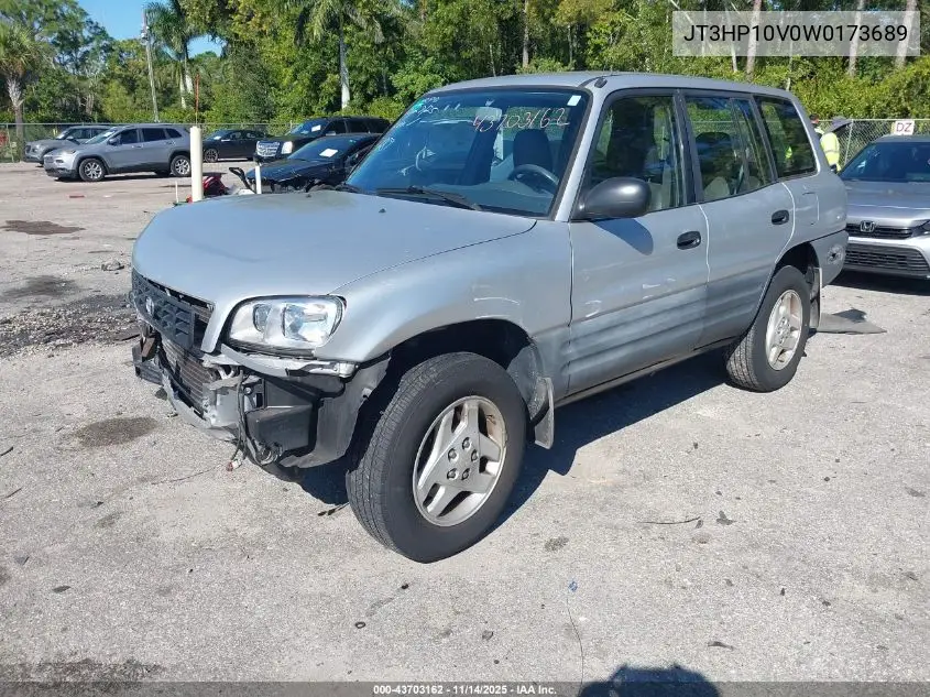 JT3HP10V0W0173689 1998 Toyota Rav4