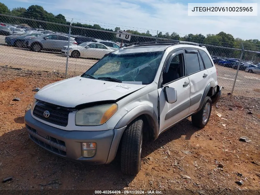 JTEGH20V610025965 2001 Toyota Rav4