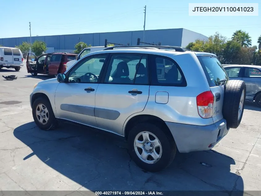 2001 Toyota Rav4 VIN: JTEGH20V110041023 Lot: 40271974