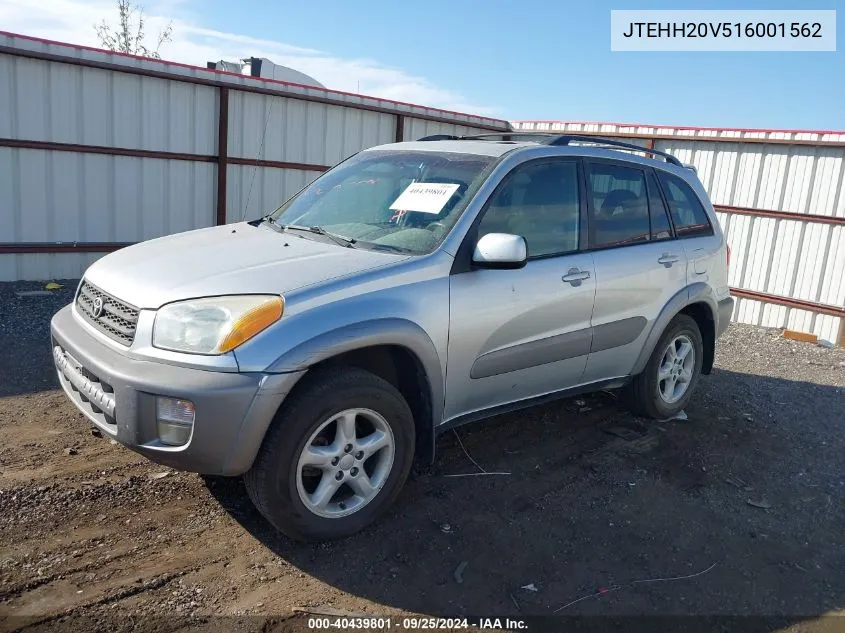 JTEHH20V516001562 2001 Toyota Rav4