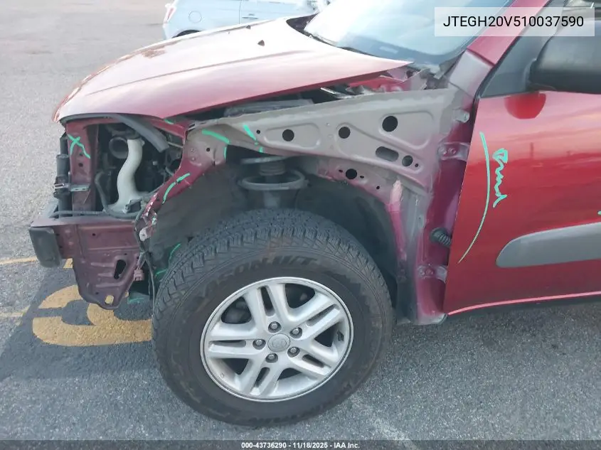 JTEGH20V510037590 2001 Toyota Rav4