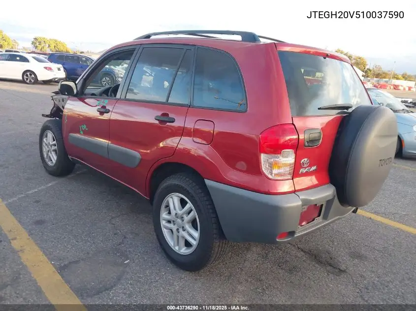 JTEGH20V510037590 2001 Toyota Rav4