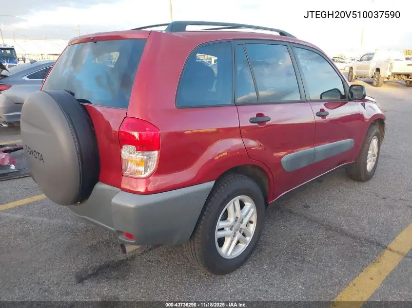 JTEGH20V510037590 2001 Toyota Rav4
