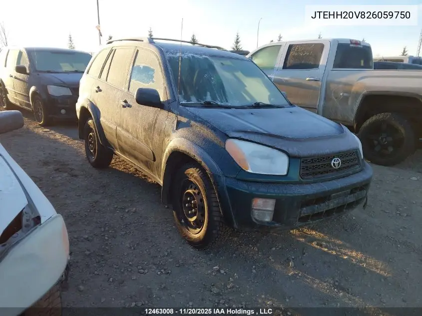 JTEHH20V826059750 2002 Toyota Rav4
