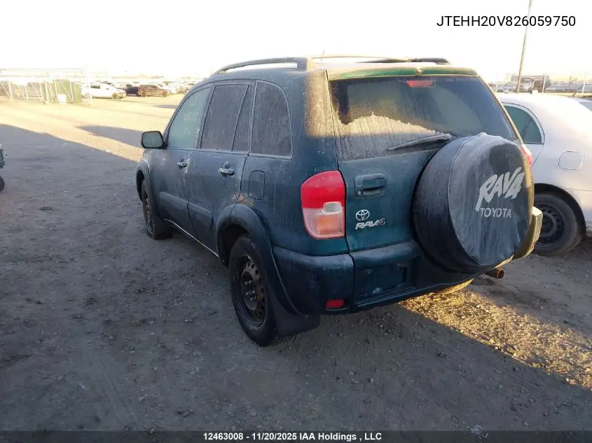 JTEHH20V826059750 2002 Toyota Rav4