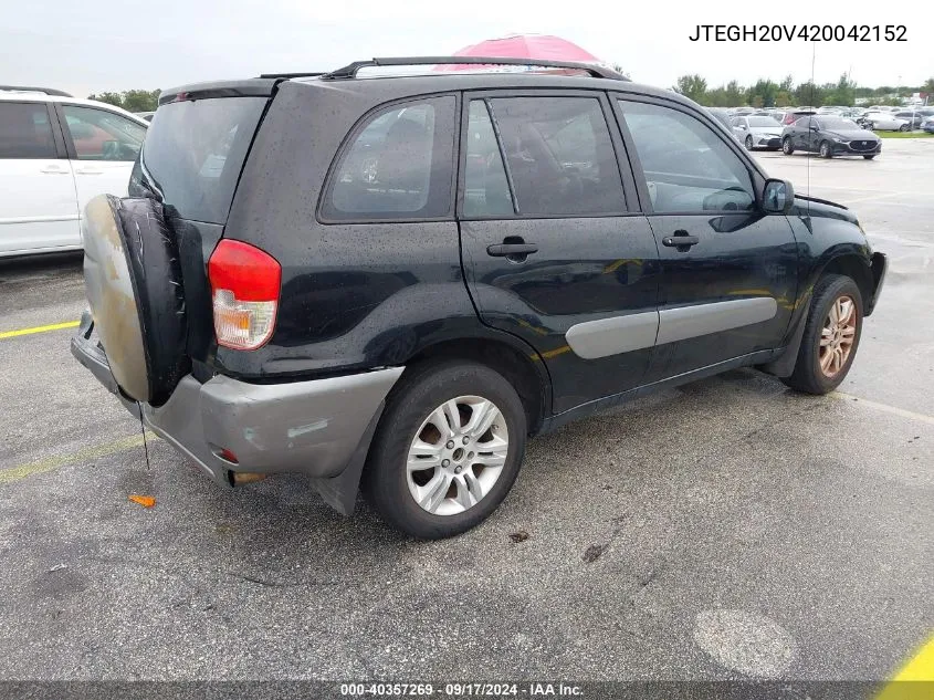 JTEGH20V420042152 2002 Toyota Rav4